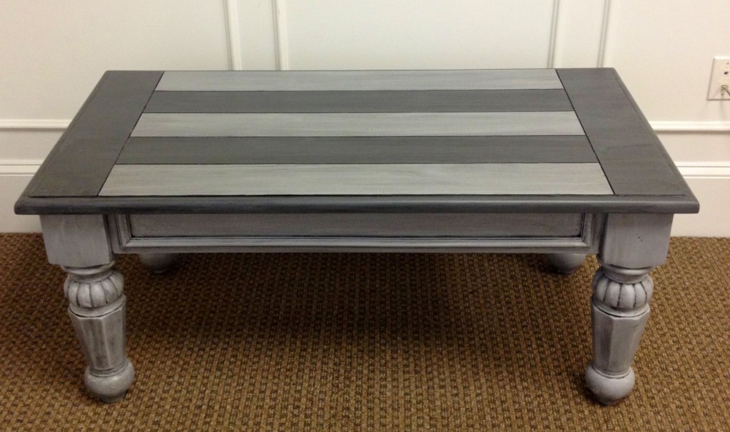 Gray grey coffee table