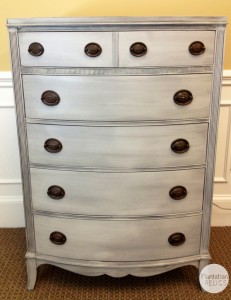 Grey Glazed Chest of Drawers