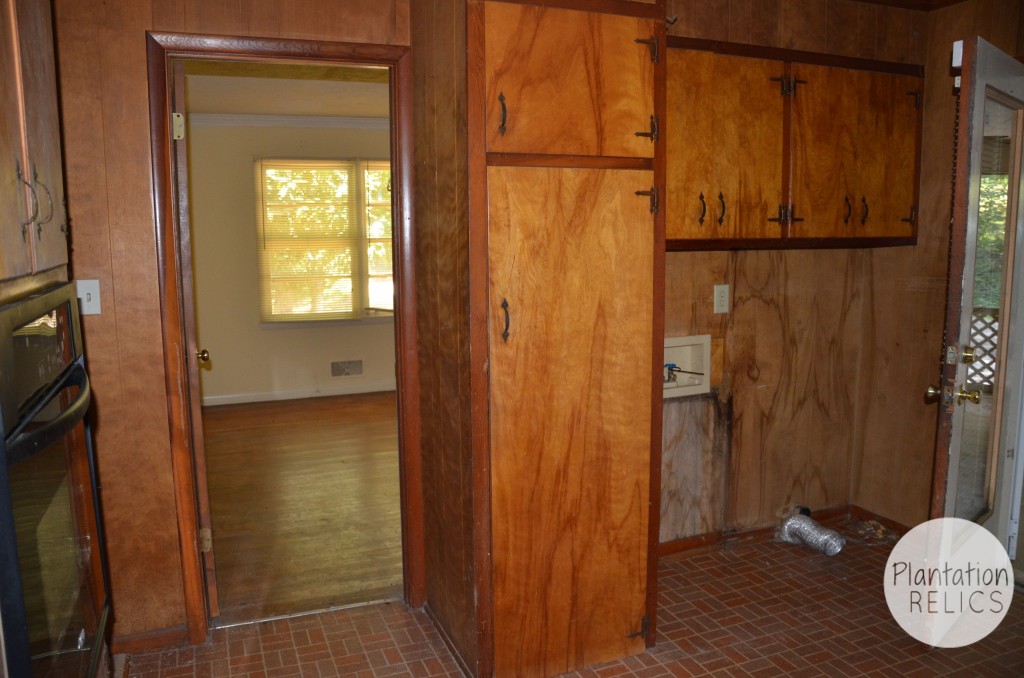 View into dining room form the kitchen before