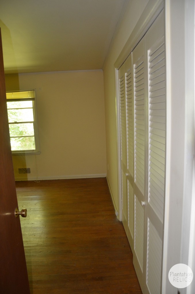 Bedroom 2 from hall closets before flip