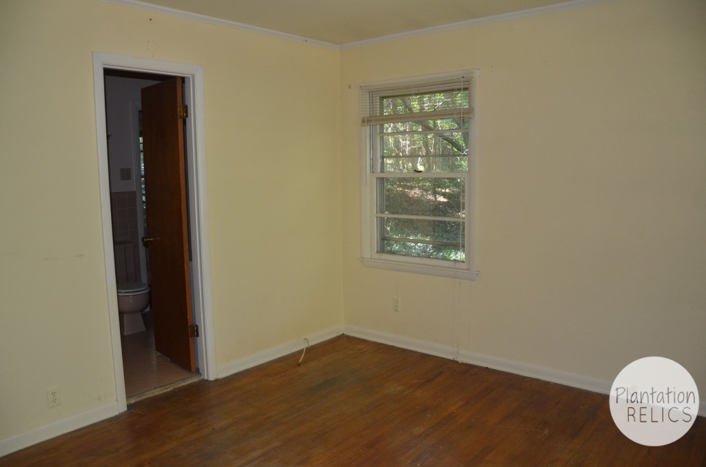 Bedroom 2 window bathroom before flip