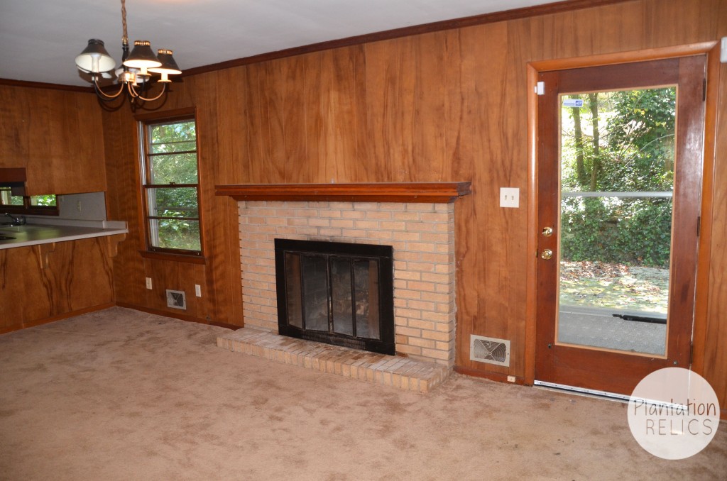 Family room before flip