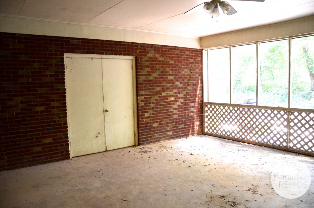 Carport Before Closet view flip