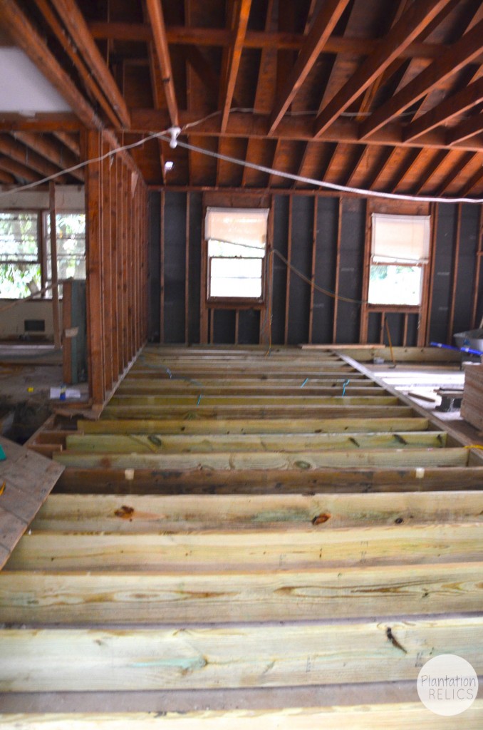 Carport Closing floor from back flip