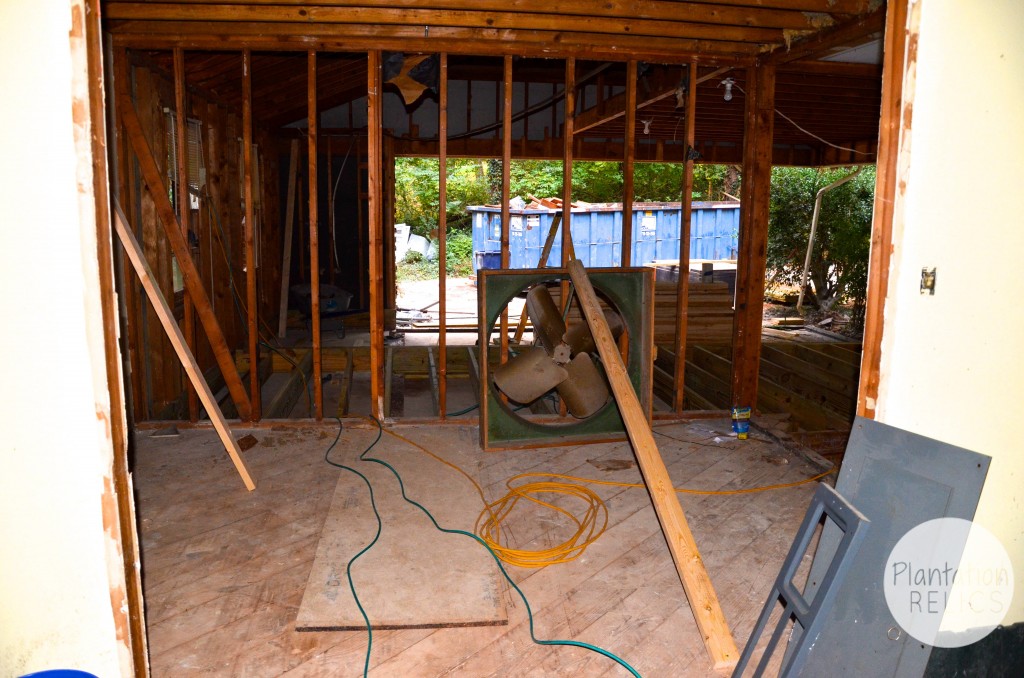 Carport Closing from Dining flip