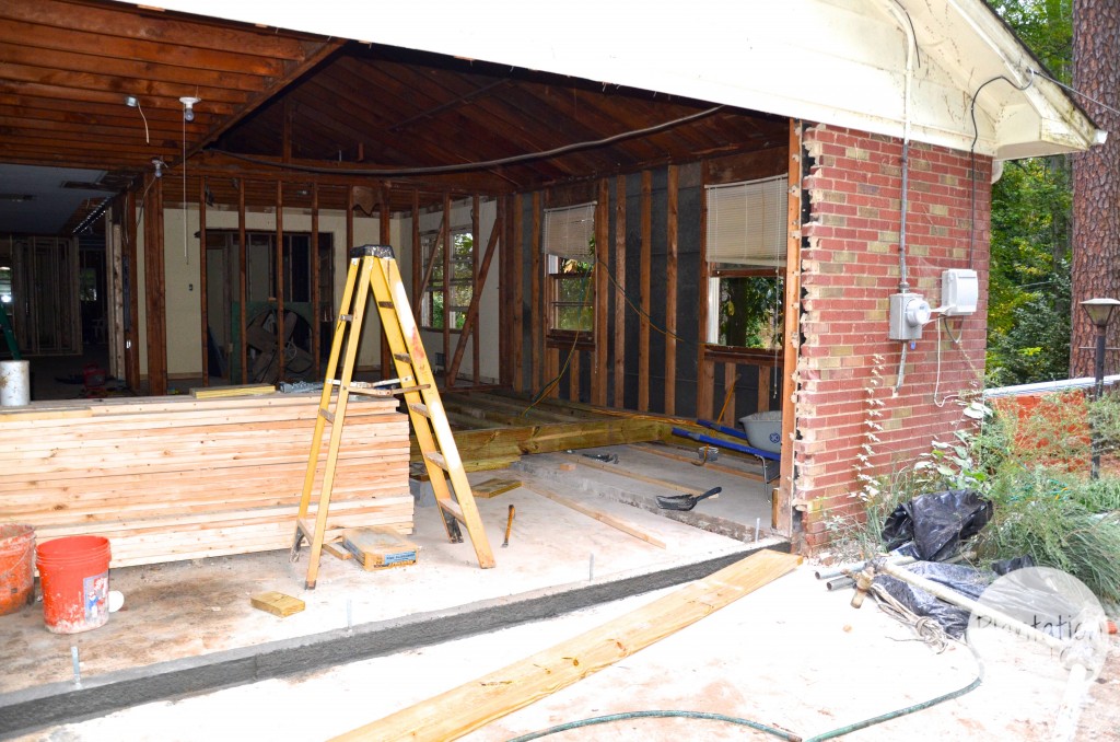 Carport Closing wood pile flip