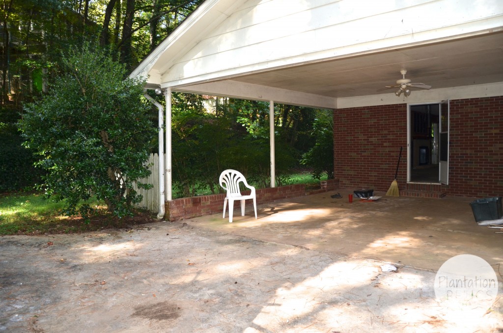 Carport Demo Screen flip