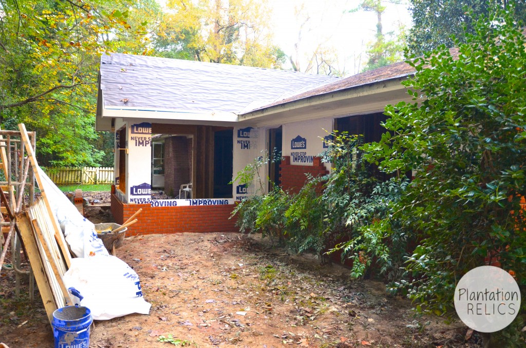 Exterior Closing getting brick breakfast from driveway