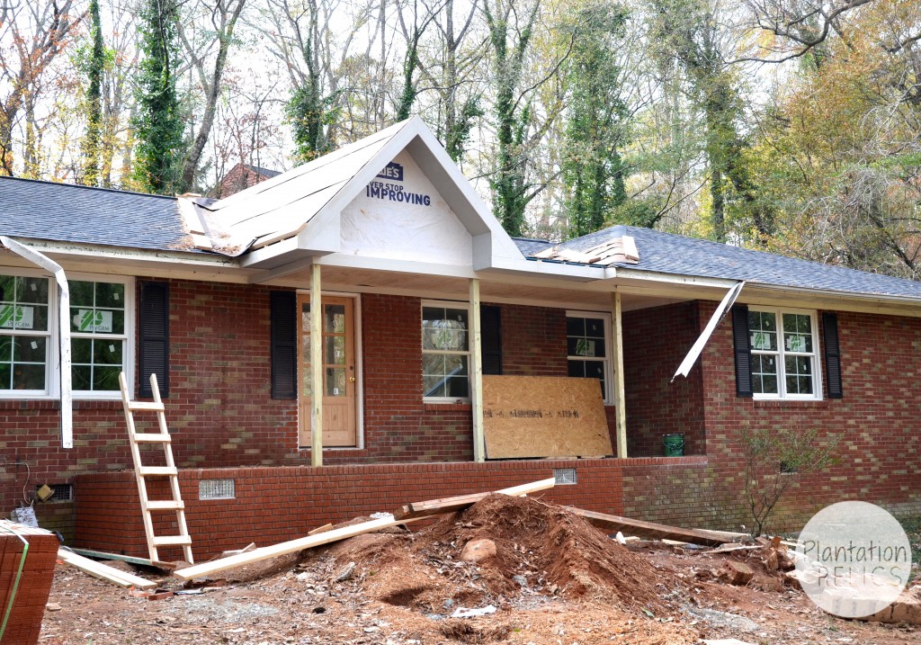 Exterior porch building gable flip