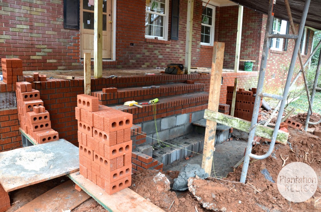 Exterior porch stairs building 2 flip