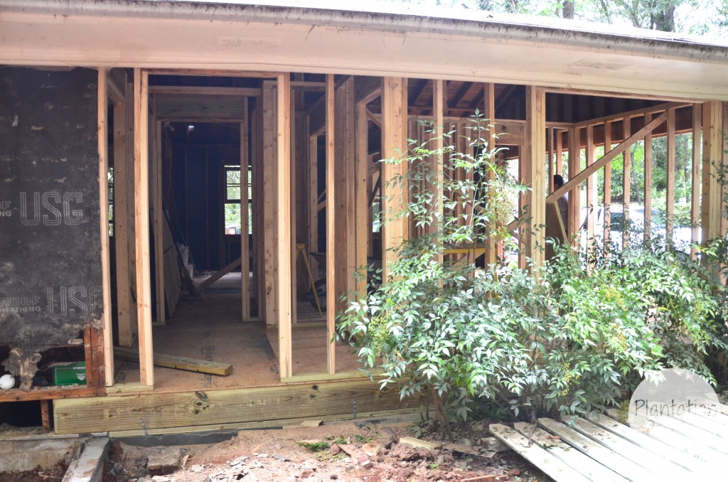 Framing Carport Bedrooms from outside flip