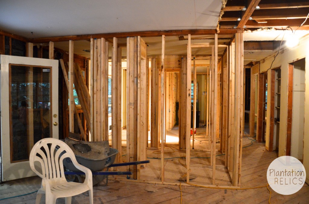 Framing Living Hall Bath Flip