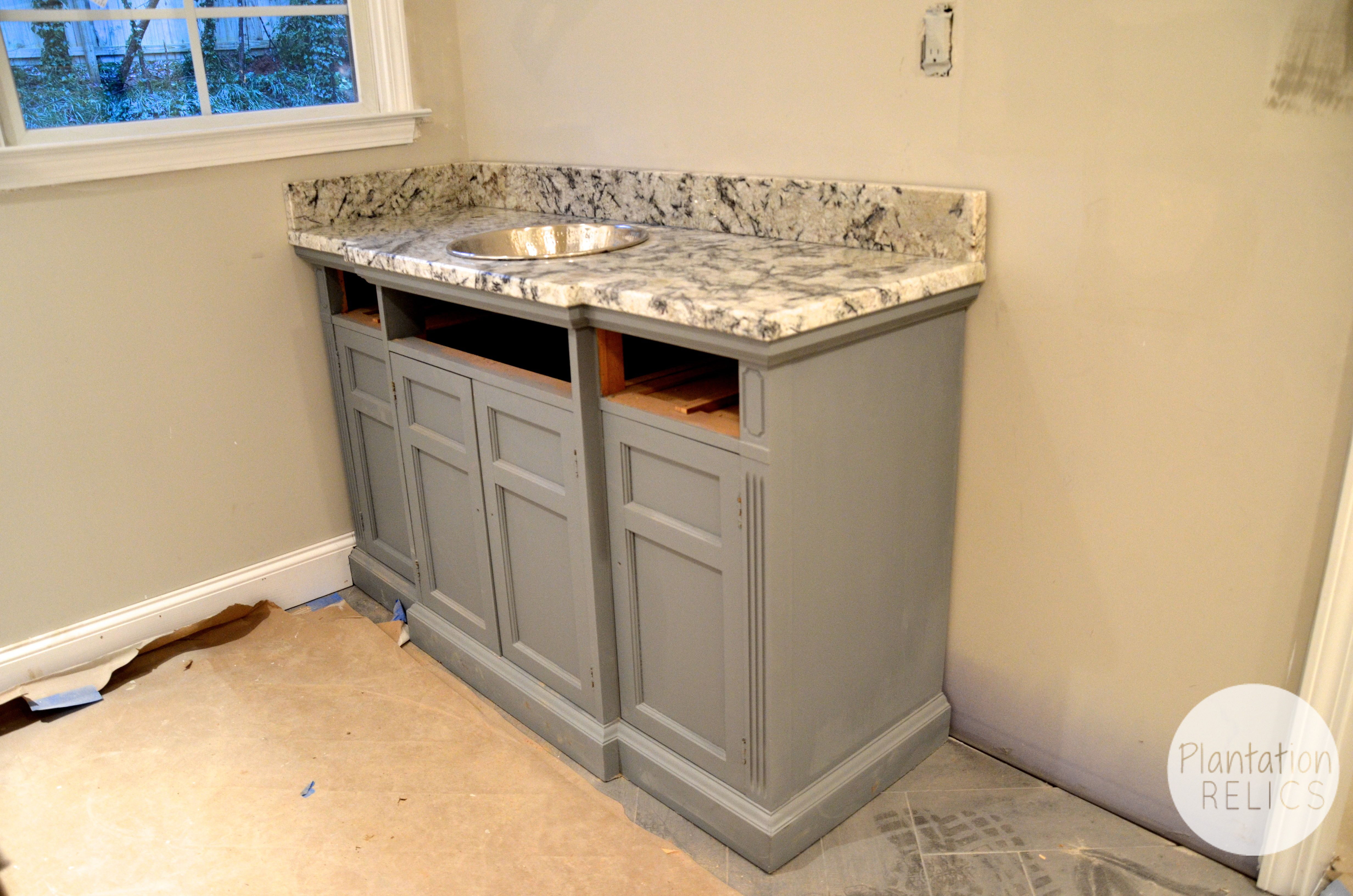 Bathroom Tile Around Vanity