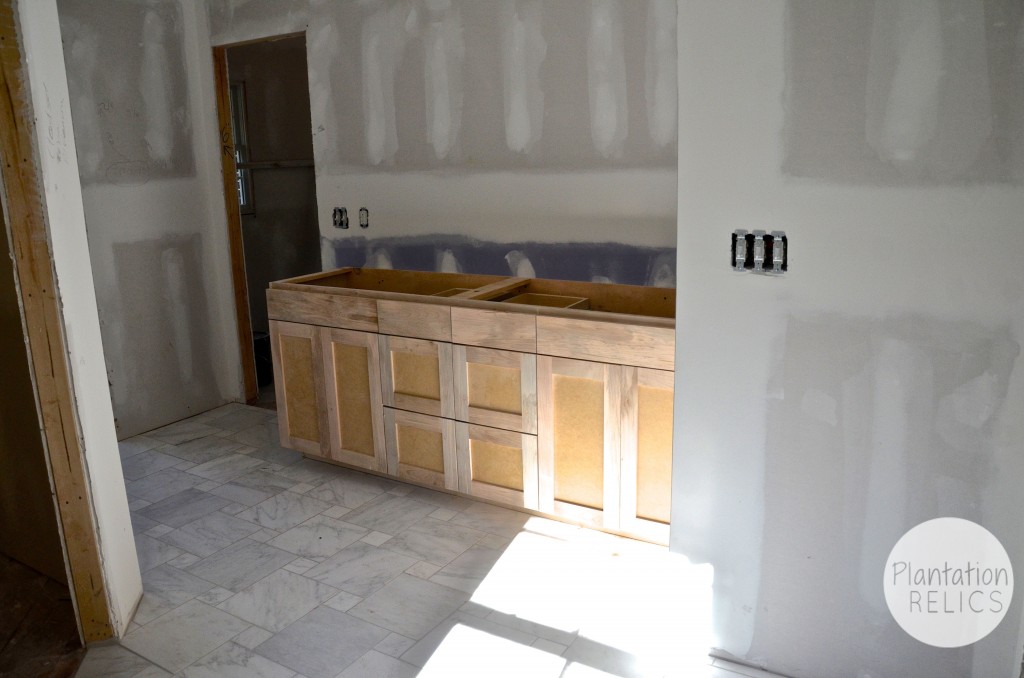 Master Cabinets unfinished 2