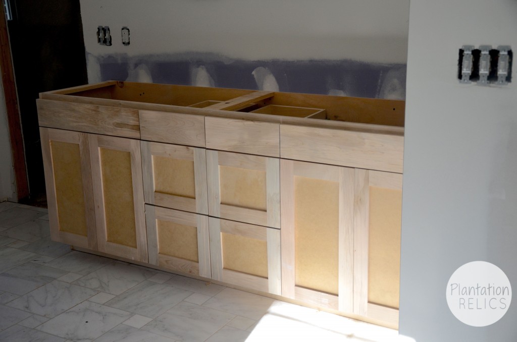 Master Cabinets unfinished flip