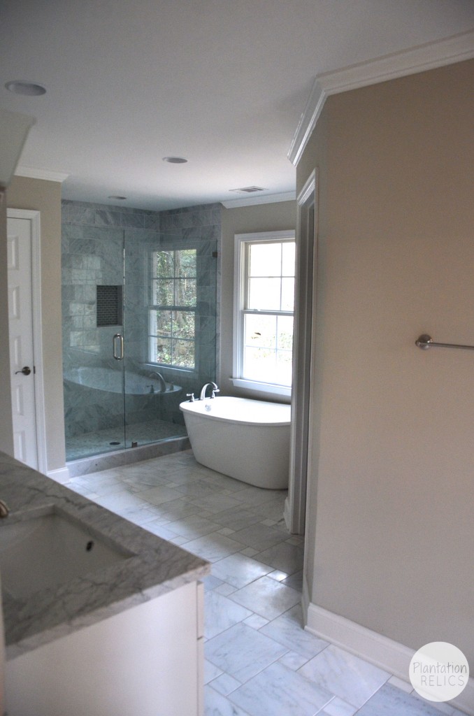 Master Bath After overview flip