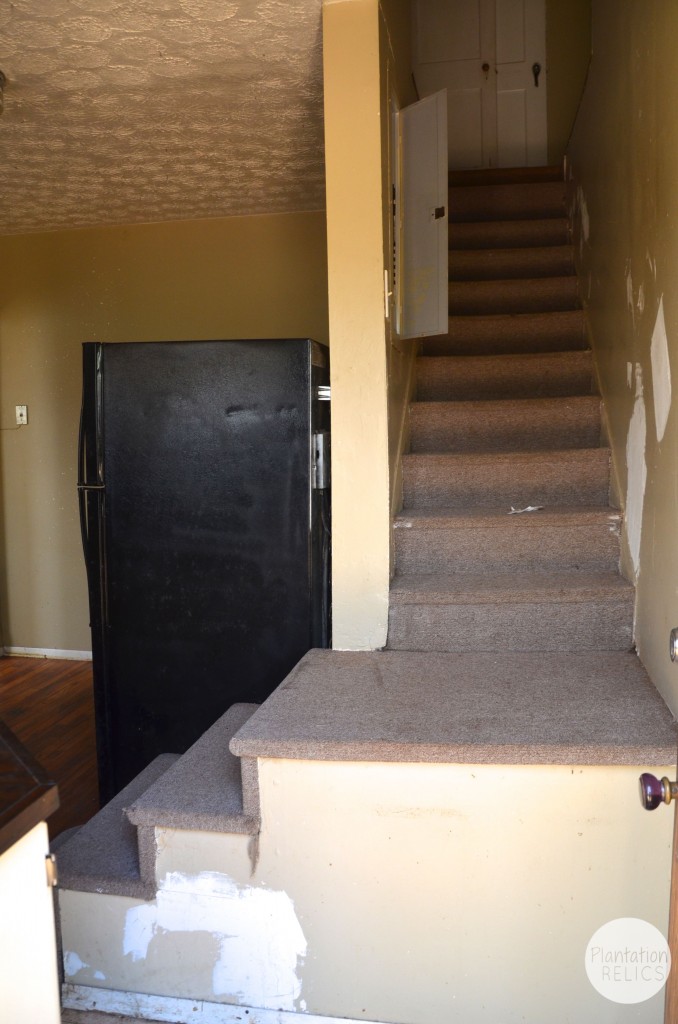 Kitchen Before Up the stairs from back door flip