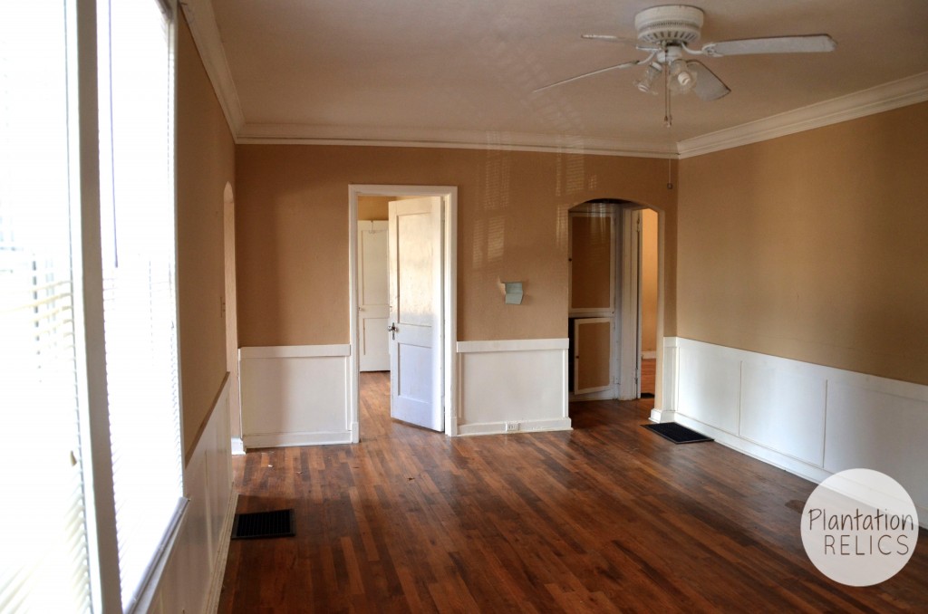 Living Room Before from fireplace