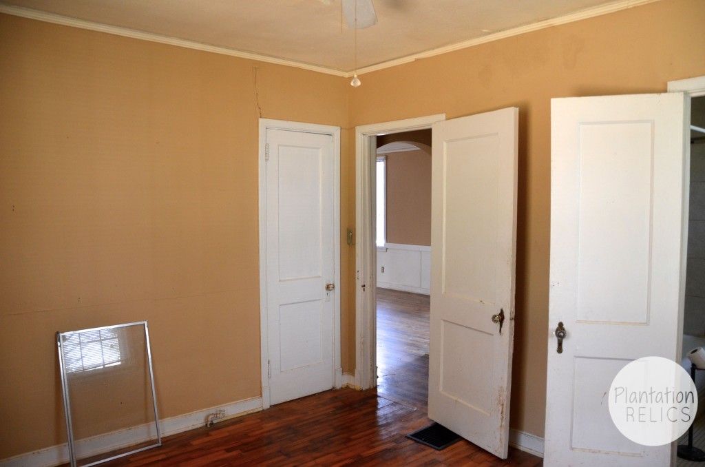 Master Bedroom Before from back corner flip