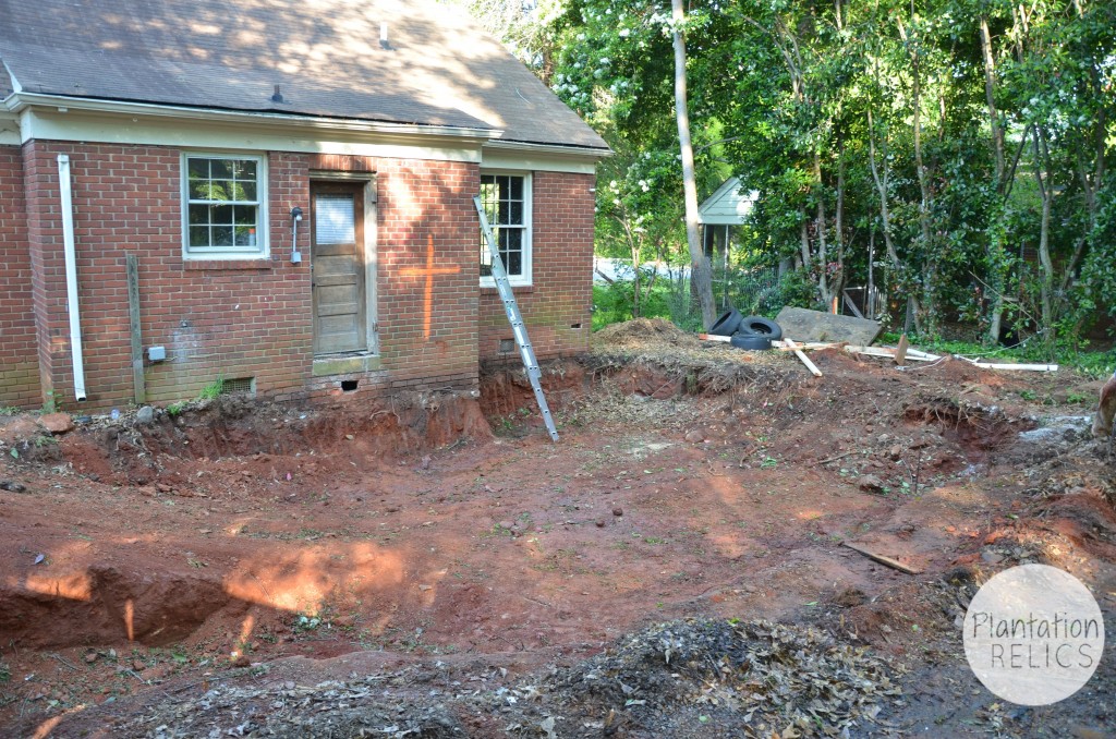 Exterior Addition start of digging flip