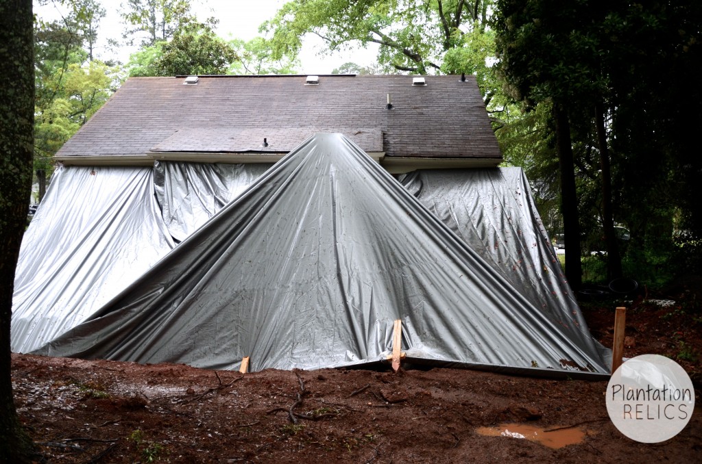 Exterior Addition tarp flip