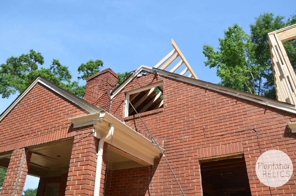 Exterior Roof Extension from ground through window flip