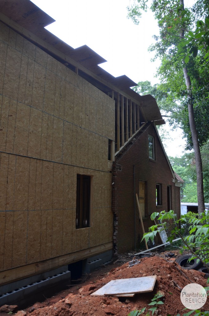 Exterior Roof Extension from left side upclose flip