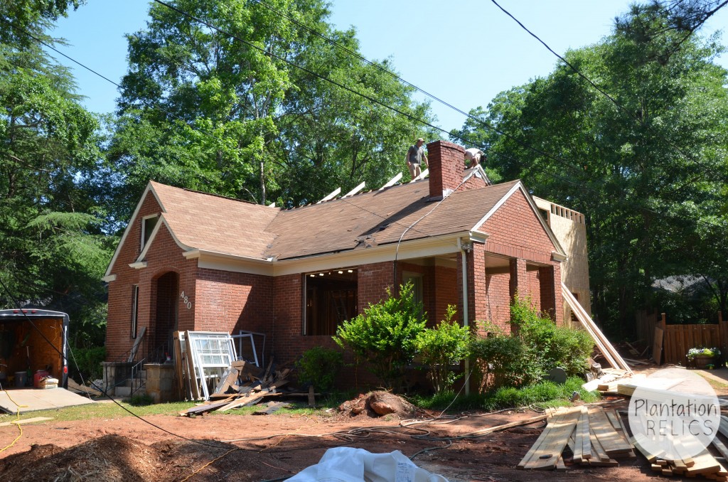 Exterior Roof Ridge Extension start flip