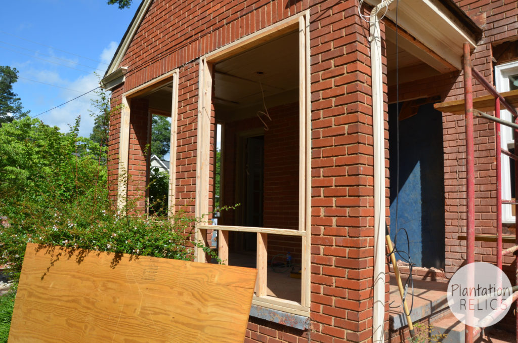 Porch outside frame start flip