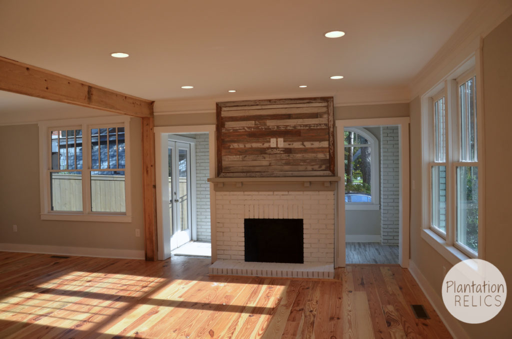 Living Room after fireplace from front entry flip