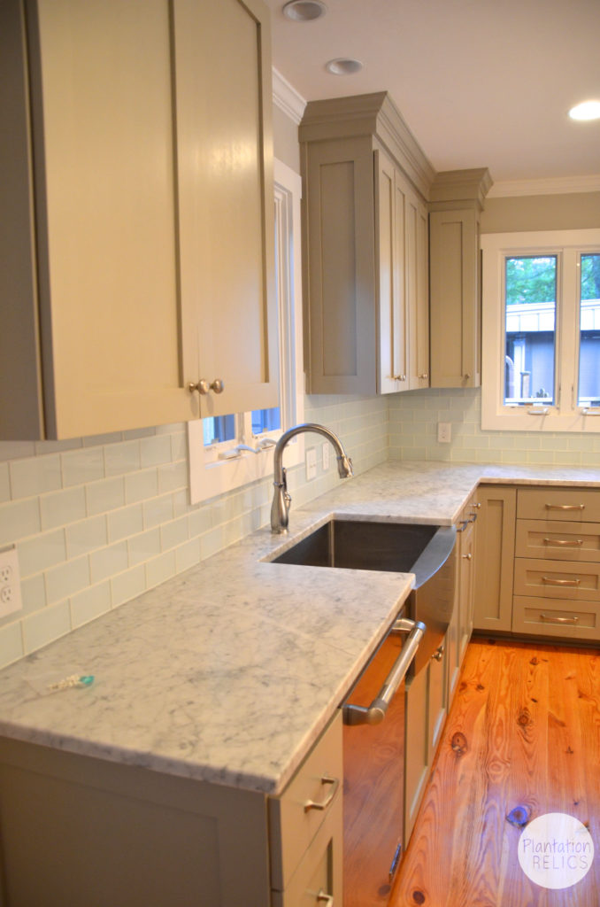 Kitchen After back countertop flip